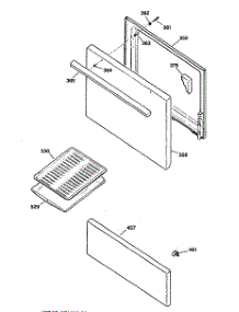 03 - Section3 parts for Ge Range JBS034S2 from AppliancePartsPros.com
