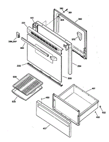 03 - Section3 parts for Ge Range JBS03GS1 from AppliancePartsPros.com