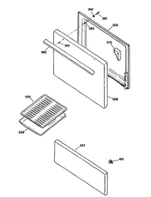 03 - Section3 parts for Ge Range JBS03S1 from AppliancePartsPros.com