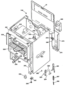 02 - Section2 parts for Ge Range JBS03V1 from AppliancePartsPros.com