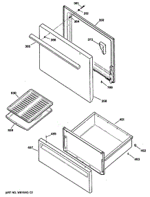 03 - Section3 parts for Ge Range JBS03V1 from AppliancePartsPros.com