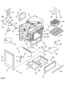 03 - Section3 parts for Ge Range JBS05G0L1 from AppliancePartsPros.com