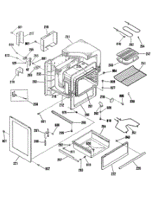 02 - Section2 parts for Ge Range JBS05GL2 from AppliancePartsPros.com