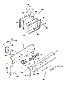 03 - Section3 parts for Ge Range JBS05GL2 from AppliancePartsPros.com