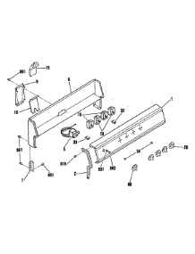 03 - Section3 parts for Ge Range JBS05GL3 from AppliancePartsPros.com