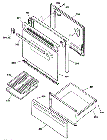 03 - Section3 parts for Ge Range JBS12GS1 from AppliancePartsPros.com