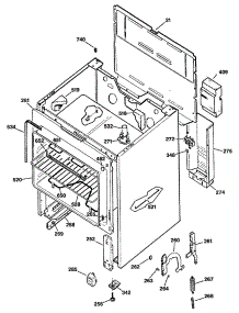 02 - Section2 parts for Ge Range JBS16GS2 from AppliancePartsPros.com