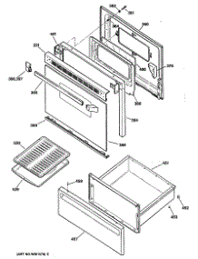 03 - Section3 parts for Ge Range JBS16GS2 from AppliancePartsPros.com