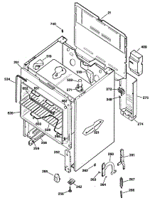 02 - Section2 parts for Ge Range JBS16S2 from AppliancePartsPros.com