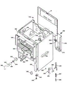 02 - Section2 parts for Ge Range JBS17GS2 from AppliancePartsPros.com