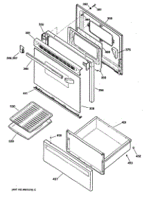 03 - Section3 parts for Ge Range JBS18GS2 from AppliancePartsPros.com