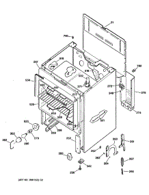 02 - Section2 parts for Ge Range JBS26S1 from AppliancePartsPros.com