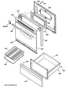 02 - Section2 parts for Ge Range JBS27GT1 from AppliancePartsPros.com