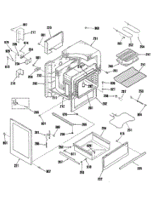 03 - Section3 parts for Ge Range JBS29GM1 from AppliancePartsPros.com