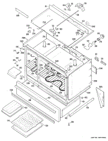 02 - Section2 parts for Ge Range JCP67H2 from AppliancePartsPros.com