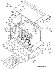 02 - Section2 parts for Ge Range JCS57H4 from AppliancePartsPros.com