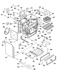03 - Section3 parts for Ge Range JCSP28GP2BG from AppliancePartsPros.com