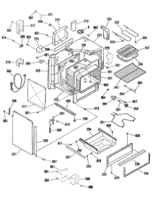 02 - Section2 parts for Ge Range JCSP31GP1 from AppliancePartsPros.com