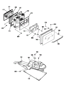 04 - Section4 parts for Ge Range JCSP38GT1BB from AppliancePartsPros.com