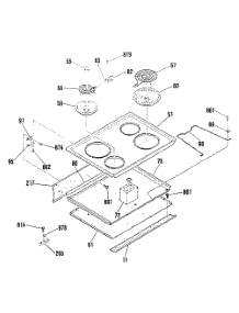 02 - Section2 parts for Ge Range JDC27GL4 from AppliancePartsPros.com