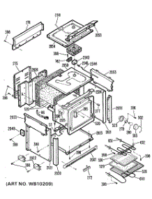 02 - Section2 parts for Ge Range JDP36GH1 from AppliancePartsPros.com