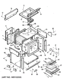 02 - Section2 parts for Ge Range JDP36GH2 from AppliancePartsPros.com