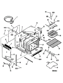 03 - Section3 parts for Ge Range JDP37GL1 from AppliancePartsPros.com