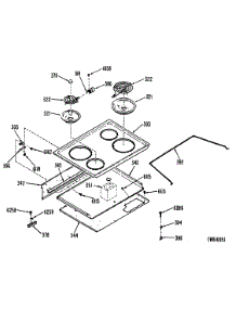 02 - Section2 parts for Ge Range JDP37GL3 from AppliancePartsPros.com