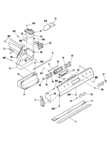 03 - Section3 parts for Ge Range JDP37GL8 from AppliancePartsPros.com