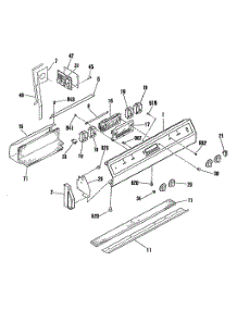 03 - Section3 parts for Ge Range JDP37GL9 from AppliancePartsPros.com