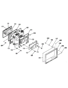 03 - Section3 parts for Ge Range JDP37GP1 from AppliancePartsPros.com