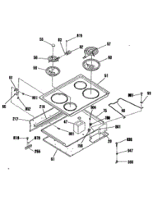 05 - Section5 parts for Ge Range JDP37GP1 from AppliancePartsPros.com