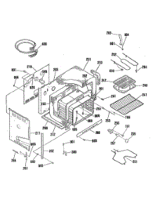 03 - Section3 parts for Ge Range JDP37GP3BG from AppliancePartsPros.com