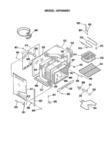 03 - Section3 parts for Ge Range JDP39WR1 from AppliancePartsPros.com
