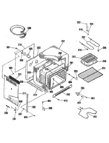 02 - Section2 parts for Ge Range JDS26GP1 from AppliancePartsPros.com