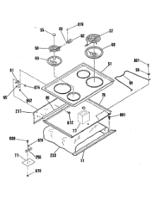 02 - Section2 parts for Ge Range JDS26GP2WH from AppliancePartsPros.com