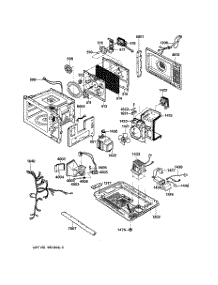 02 - Section2 parts for Ge Microwave JE1390GA01 from AppliancePartsPros.com