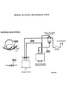 02 - Microwave Oven parts for Ge Microwave JE141501 from AppliancePartsPros.com