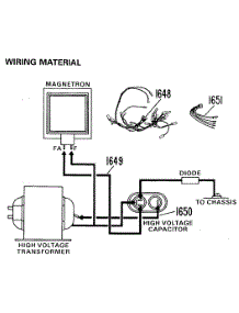 02 - Wiring Material parts for Ge Microwave JE1435G01 from AppliancePartsPros.com