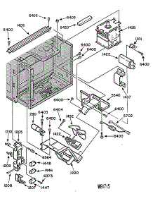 02 - Section2 parts for Ge Microwave JE80T01 from AppliancePartsPros.com