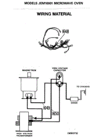 02 - Microwave Oven parts for Ge Microwave JEM10001 from AppliancePartsPros.com
