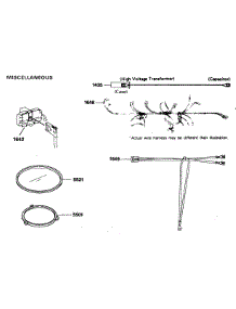 02 - Miscellaneous parts for Ge Microwave JES927TWH01 from AppliancePartsPros.com
