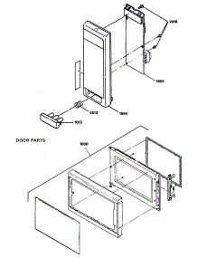 03 - Door Parts parts for Ge Microwave JES927TWH01 from AppliancePartsPros.com
