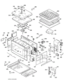 02 - Section2 parts for Ge Microwave JET342G01 from AppliancePartsPros.com