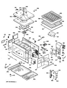 02 - Section2 parts for Ge Microwave JET344J01 from AppliancePartsPros.com