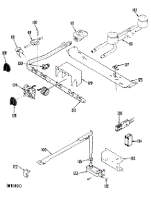 02 - Section2 parts for Ge Range JGAS02EN4 from AppliancePartsPros.com