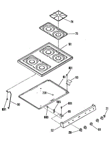 02 - Section2 parts for Ge Range JGBC15GEK4 from AppliancePartsPros.com