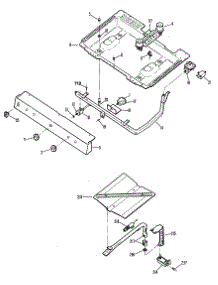 02 - Section2 parts for Ge Range JGBC15GEN1 from AppliancePartsPros.com