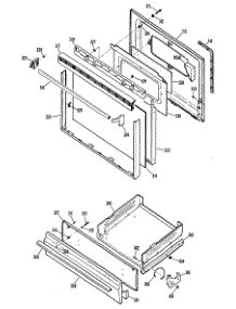 03 - Section3 parts for Ge Range JGBC15GER1 from AppliancePartsPros.com