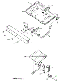02 - Section2 parts for Ge Range JGBC15GER6 from AppliancePartsPros.com